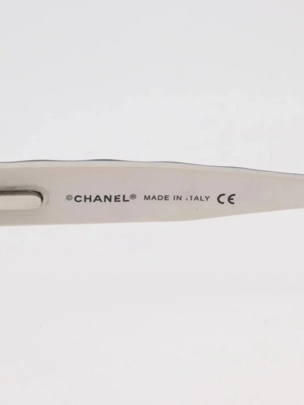 CHANEL Sunglasses plastic Purple CC Auth ka3691A